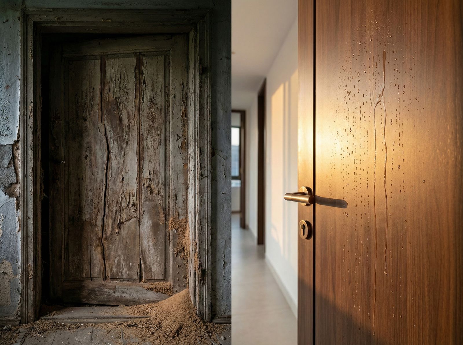 Cửa gỗ composite Domidoor không lo mối mọt