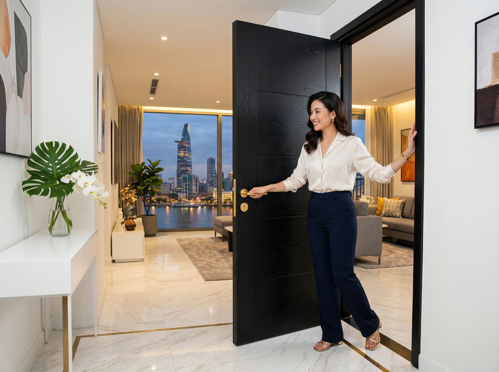 cua-go-composite-mau-den-black-oak-sang-trong