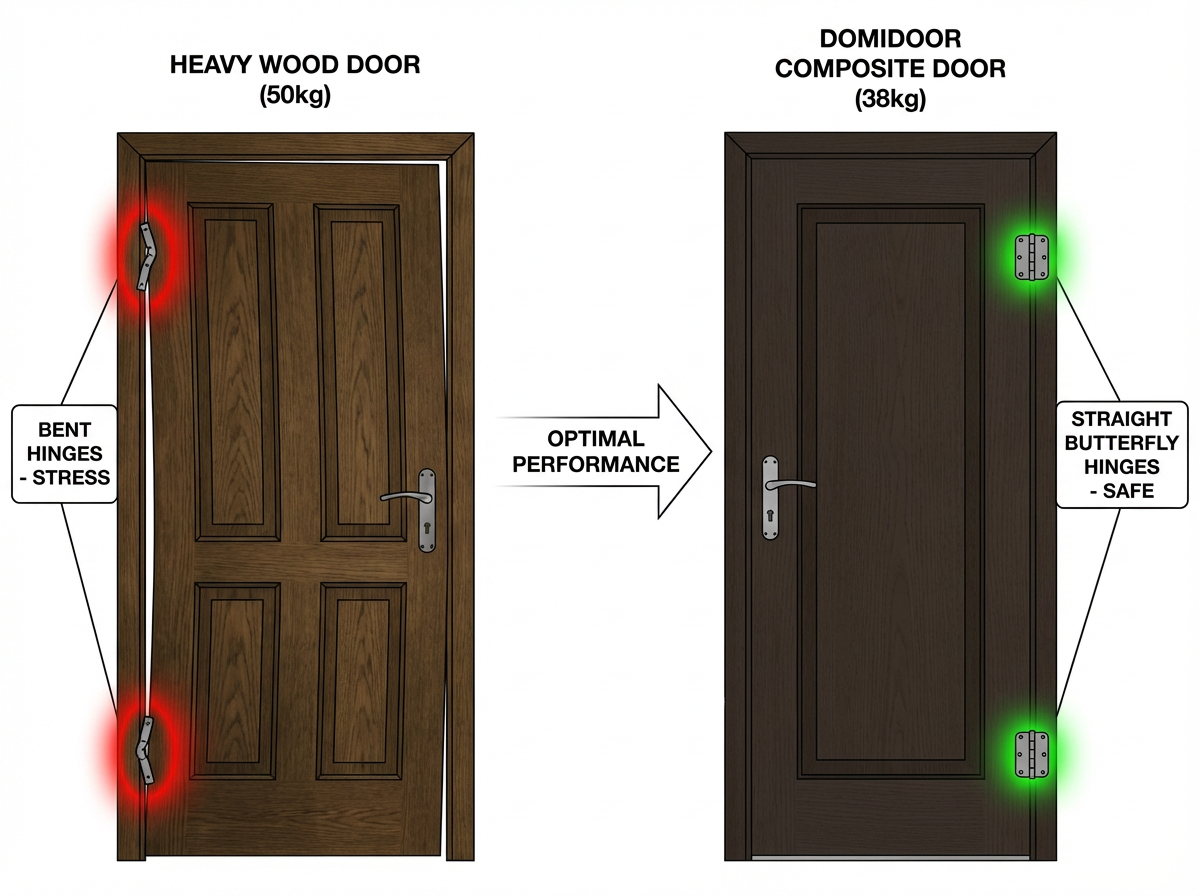 So sánh cửa gỗ và cửa composite