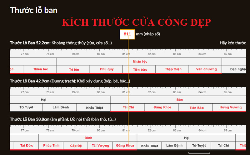 thước lỗ ban
