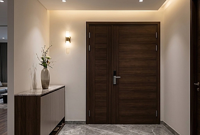 Cửa "Mẹ Bồng Con": Giải Pháp Thông Minh Cho Lối Vào Căn Hộ Rộng