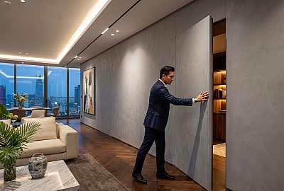 Cửa Tàng Hình: Khi Sự Xa Xỉ Là Để Cánh Cửa... Biến Mất | Domidoor