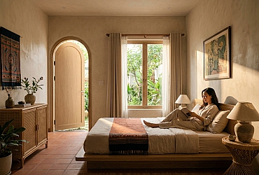 Cửa Vòm Phòng Ngủ: Bí Quyết Để Não Bộ "Tắt Nguồn" Và Ngủ Ngon | Domidoor