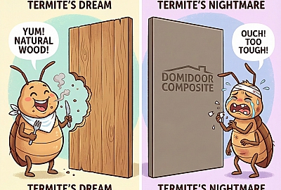 Cửa Gỗ Công Nghiệp Có Bị Mối Mọt Không? Sự Thật Về "Buffet" Của Loài Mối